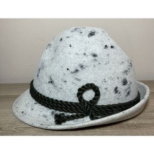 Hutkonig Regensburg speckled gray Wool Loden Hat